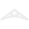 Ekena Millwork Pitch Wellington Architectural Grade PVC Gable Pediment, 60"W x 22 1/2"H x 1"P (9/12) GPP060X023X100WEL - alternate 3